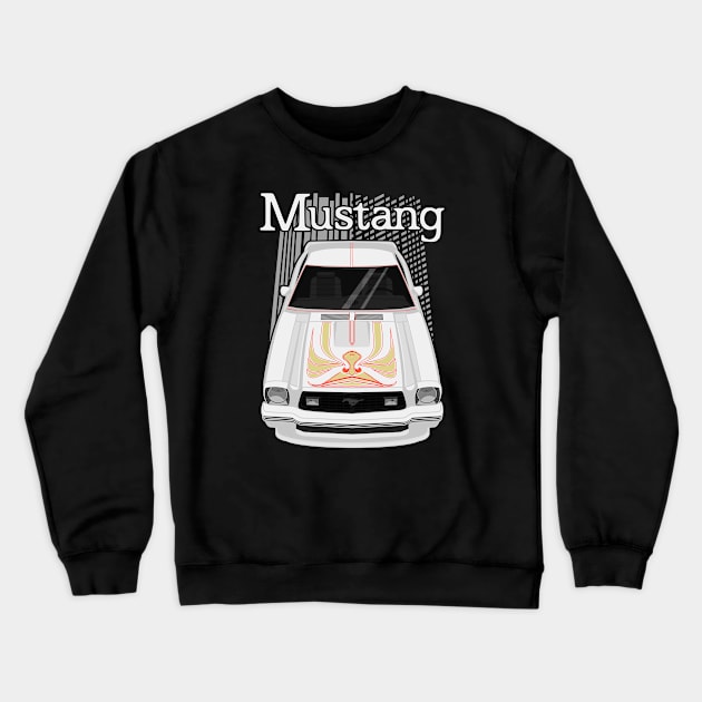 Mustang King Cobra 1978 - White Crewneck Sweatshirt by V8social